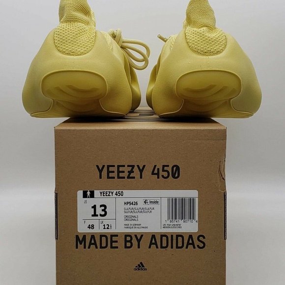 adidas Yeezy 450 Sulfur Size Mens 13 HP5426 In Hand. Condition is New wi… - Picture 2 of 6